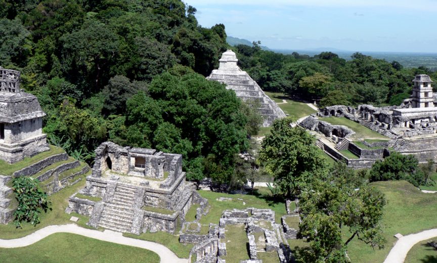 Palenque Maya Mexique