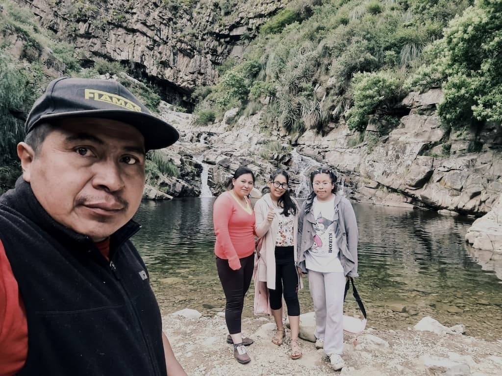 notre guide local en Bolivie, Milton, et sa famille